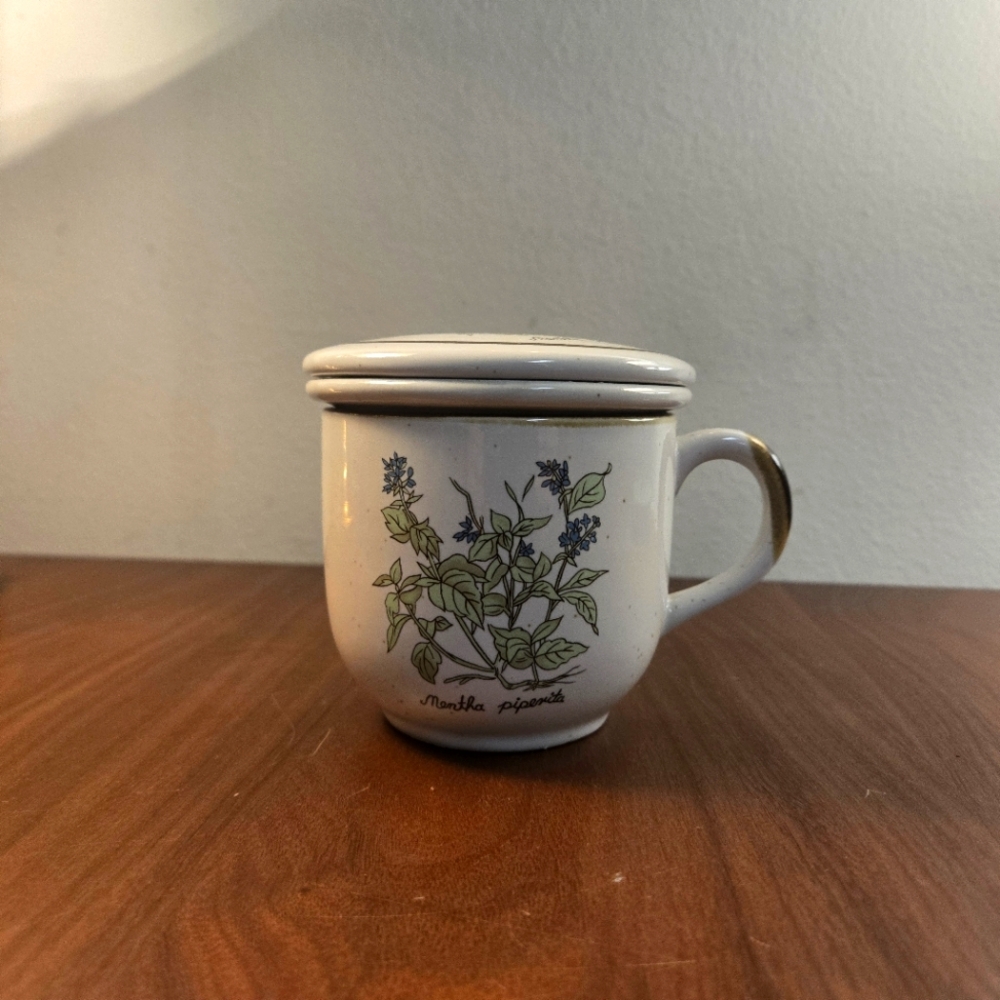 Ceramic Peppermint Tea Mug